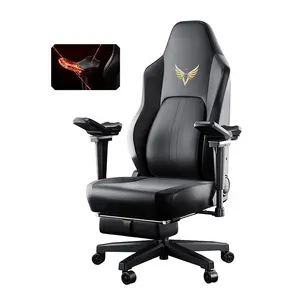 Ca Office Chair Cool Sumer Warm Winter Ventilated Heated Cushion 6d Adjust Armrests Pc Chair Black Gaming Chair with Footrest
