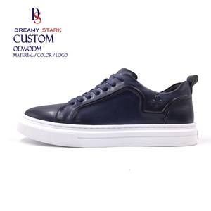 Dreamy Strark Hot Custom Luxury Leather Casual Sneakers Leather Breathable Shoes Men Outdoor  Shoes for Men's Fashion Sneakers - Product Image 2