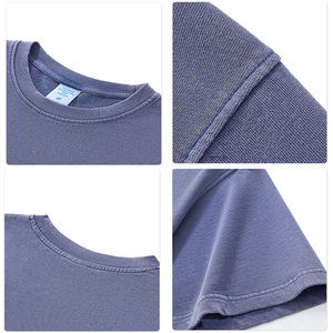 Camiseta Corta Roregal Estilo Vintage Inspirada en los Años 20, 100% Algodón, 280G, Lavada, para <span class=keywords><strong>Mujer</strong></span>, Corte Holgado y Relajado - Product Image 2