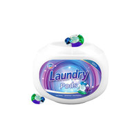 Airurgy 52 capsules par boîte, dosettes de lessive jetables pour vêtements, nettoyage en profondeur multi-usages, parfum longue durée, pour la maison et le dortoir