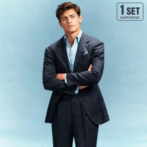 <span class=keywords><strong>Costume</strong></span> homme <span class=keywords><strong>sur</strong></span> <span class=keywords><strong>mesure</strong></span> Jieqian de luxe, vintage, en mélange de lin, coupe ajustée, 2 pièces, pour mariage, affaires, ou cérémonie. - Product Image 2