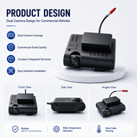 Cámara para Vehículo EH24D 4G con IA, Doble Lente 1080P, GPS, Visión Nocturna, DVR, Gestión de Flotas, Almacenamiento en Tarjeta SIM/TF, PC
