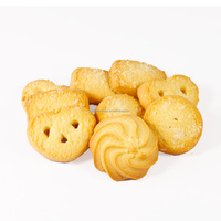 Biscuits croustillants au beurre en conserve ronde de 340g, marque privée, style danois, formes assorties, recette originale