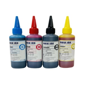 <span class=keywords><strong>Encre</strong></span> à colorant <span class=keywords><strong>HP</strong></span> H500 4 couleurs 100ml 500ml pour imprimante à jet d'<span class=keywords><strong>encre</strong></span> <span class=keywords><strong>HP</strong></span> 7720 <span class=keywords><strong>7740</strong></span> 8210 8216 8710 8715 <span class=keywords><strong>encre</strong></span> de recharge à base d'eau - Product Image 1