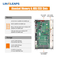 Linkleaps 10.1 "ila 21.5" 8. 12th Gen I5 I7 endüstriyel Panel PC dokunmatik Panel PC endüstriyel bilgisayar ile çift 2.5GbE LAN IP65