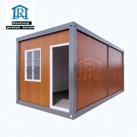 Vente en gros de maisons modulaires préfabriquées extensibles détachables pliables bureau de 20 pieds maison en conteneur pliable