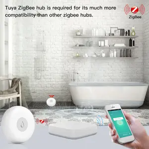 Tuya Zigbee 스마트 연기 감지기 홈 보안 경보 화재 방지 시스템 센서 스마트 라이프/tuya 앱 원격 제어