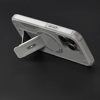 Incassable résistant aux chutes pour iPhone 11-17 étui support de téléphone magnétique sans fil Charge armure conception PC + matériau TPU