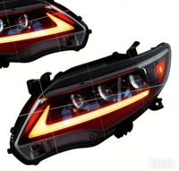 Kit de Conversión de Parachoques Delantero Estilo LX para Toyota Corolla 2011-2013, Kit de Carrocería ABS Compatible con OEM 52119-03901