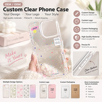 Coque de téléphone transparente esthétique avec motif étoile, support magnétique en forme de cœur pour iPhone 18 17 16 Pro Max