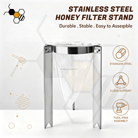 Support de filtre à miel en acier inoxydable 201, diamètre 350 mm, hauteur 500 mm, cadre de support pour passoire à miel