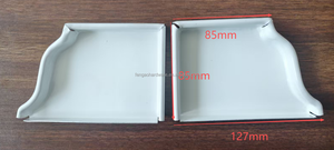 Embout en aluminium de 5 à 6 pouces, accessoire de gouttière de style moderne, utilisé pour sceller les deux extrémités de la gouttière - Product Image 4