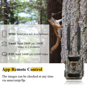 Caméra de <span class=keywords><strong>chasse</strong></span> sans fil GSM extérieure 12 MP 720P vidéo avec <span class=keywords><strong>3G</strong></span> et Wifi, SMS/MMS/GSM/GPRS/SMTP - Product Image 4
