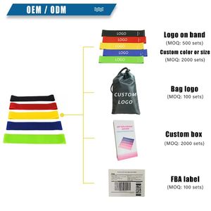 YIWU vente directe d'usine ensemble ligue de Yoga entraînement Fitness personnalisé butin entraînement Gym résister à la <span class=keywords><strong>bande</strong></span> de résistance à l'exercice en caoutchouc - Product Image 3