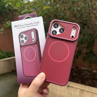 Coques de téléphone magnétiques colorées au design tendance avec emballage en boîte pour iPhone 18 Pro Max, coque écologique pour la série Samsung