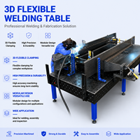 Table de soudage flexible 3D D28 System, plateforme de travail de soudage industrielle usinée avec précision