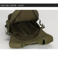 Sac à dos tactique de cyclisme en plein air avec fermeture éclair, capacité imperméable de 45 L pour accessoires de camping et de chasse