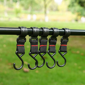 Panier de Camping en alliage d'aluminium, support triangulaire détachable, pour vêtements, crochet de séchage, finition - Product Image 4