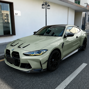 Vinilo Mate para Automóviles, Color Verde Bishan, PET de Alto Brillo, con Liberación de Aire, Antiarañazos, para Envolver Todo el Vehículo, Película Adhesiva que Cambia de Color - Product Image 1