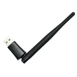 USB WiFi MT 7601 2.4G 150Mbps için uydu tv alıcısı, set top box destek rt5370 mt7601 usb wifi anten