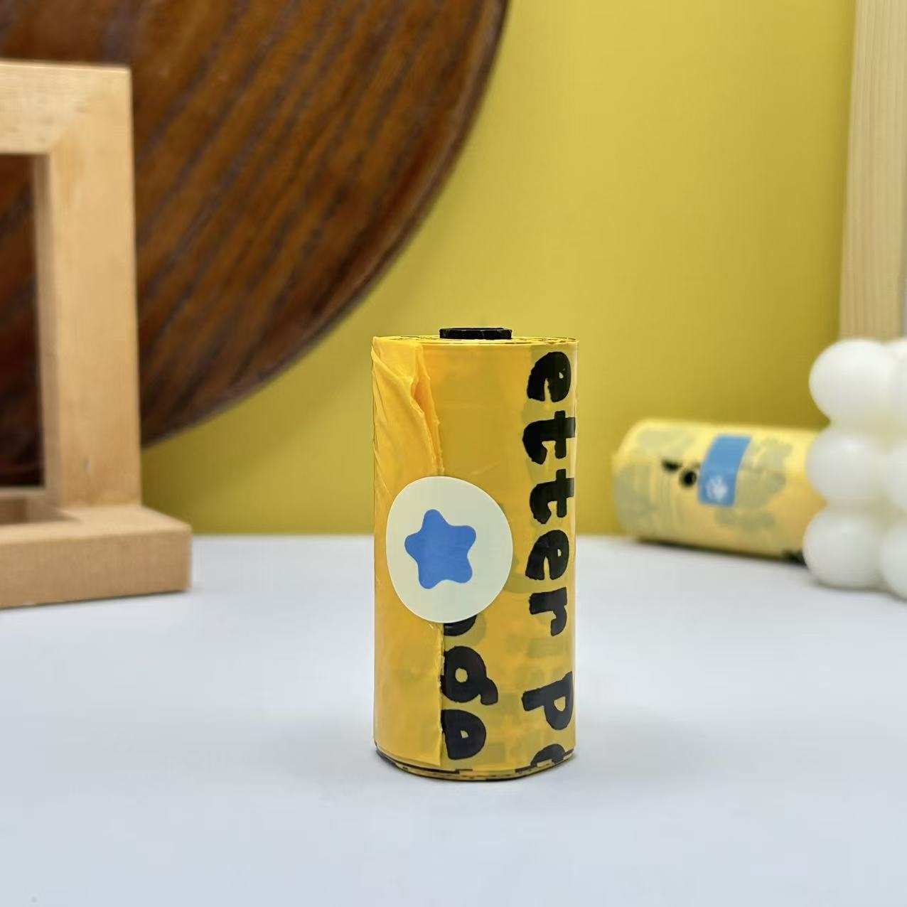 Clearance sale item with yellow print [1.5mm silk, 15 drawstrings]