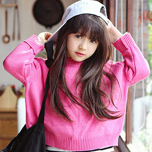 สินค้าขายดี เสื้อสเวตเตอร์เด็ก ดีไซน์ใหม่ สีพื้น ถักนิตติ้ง ราคาถูก - Product Image 3