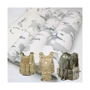 Tecido Oxford impermeável revestido PU 1000D poliéster MC camuflagem 1000D