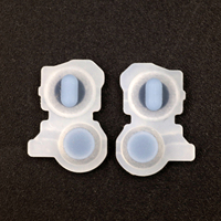 Coussinets en caoutchouc pour boutons NSlikey pour manette PS5 BDM-010 BDM-020 BDM-030, coussinets conducteurs pour boutons de déclenchement L R