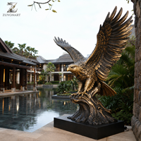 Grande sculpture de lion en bronze, statue d'animal grandeur nature personnalisée, décoration d'art public pour jardin extérieur, entrée de villa, fabricant