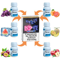 Concentrés de saveurs liquides de qualité alimentaire, mélange de saveurs de fruits pour le tabac à chicha, aromatisant pour la mélasse de chicha