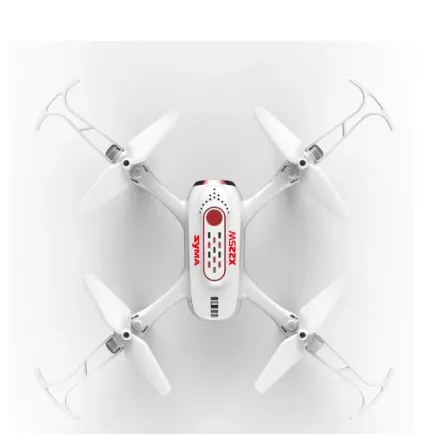 Amiqi Wifi Fpv Pocket Drone Syma X22W Hd Camera Headless Mode Rc Drone With Flight Plan And App Control White Dron