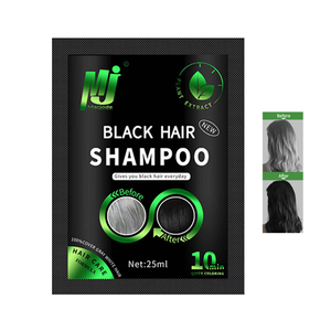 Shampoo de la meilleure qualité pour la coloration des cheveux avec produit biologique pur, teinture capillaire naturelle en 5 minutes, shampooing noir en stock - Product Image 1