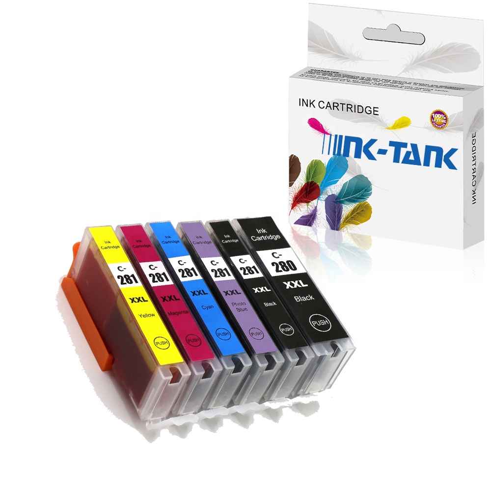 INK-TANK PGI 280 XL 281 PGI-280 PGI280 CLI-281 CLI281 Премиум Совместимый струйный картридж с чернилами для Canon PIXMA TS9120 принтер