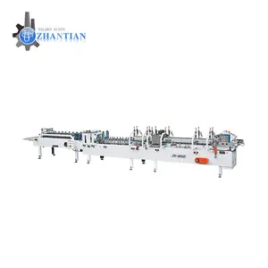 Hot products flexo paper folding gluing automatic cup sleeve folder gluer machine