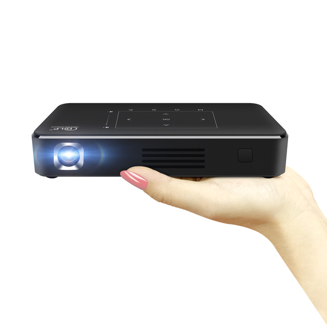 3D 4K Wireless BT Home Theater Video Movie Projector Full HD 1080P DLP Smart Android Mini LED WiFi 2G Built-in Battery P10 II