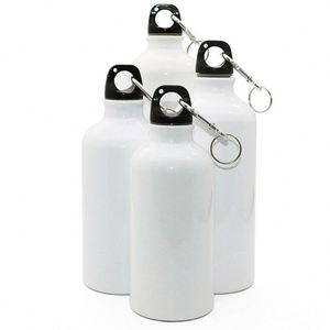 Bouteilles d'eau sport en aluminium vierges pour sublimation, 400, 500, 600, 750 ml, pour transfert thermique - Product Image 1