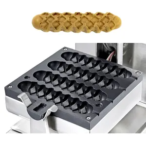 Snack comercial Food Waffle Machine Muffin elétrico Hot Dog Maker French Muffin Sausage Machine