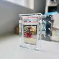 PS/BGS dalle graduée boîtier acrylique fermeture magnétique Pa BGS support d'affichage Pokem TCG Yugioh jeu de cartes une pièce