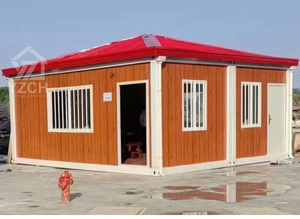 Bão bằng chứng có thể gập lại 2 câu chuyện tiết kiệm năng lượng prefab kết cấu thép bền Modular container nhà để bán - Product Image 5