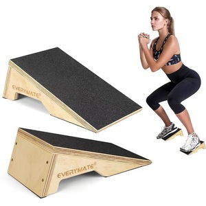 EVERYMATE แผ่นไม้เอียงกันลื่น อุปกรณ์ออกกำลังกายสำหรับยืดน่องและฝึกสควอท - Product Image 1