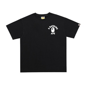 เสื้อยืดแฟชั่นผู้ชายเทรนดี้ Bapees ปี 2025 รุ่น 1:1 คุณภาพสูง พิมพ์ลายตัวอักษร เป็นมิตรต่อสิ่งแวดล้อม ระบายอากาศได้ดี ผลิตจากผ้าฝ้าย 100% - Product Image 4
