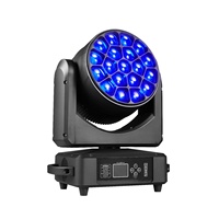 Projecteur LED 19x15W RGBW 4-en-1 à effet Bee Eye, contrôle DMX512 RDM, zoom, faisceau, wash, pour DJ, discothèque, KTV