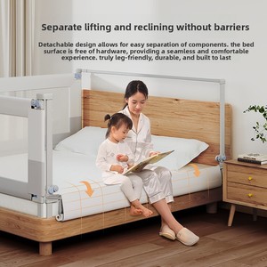 Barrière de <span class=keywords><strong>lit</strong></span> bébé en cachemire simple face pour prévenir les chutes et protéger les nourrissons - Product Image 3
