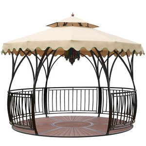 Grande Tenda <span class=keywords><strong>da</strong></span> Esterno/Interno, Copertura Impermeabile per Gazebo, Gazebo Pop-Up in Ghisa Senza Pavimento - Product Image 5