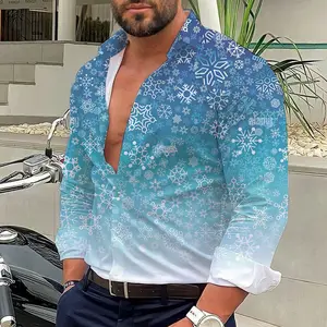 厂家直销夏威夷加大码衬衫夏季沙滩休闲印花男式衬衫批发