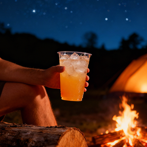 Vasos de Plástico PET Desechables Personalizados Ecológicos de 24oz 655ml para Batidos, Boba, Té con Leche Matcha, para Llevar - Product Image 1