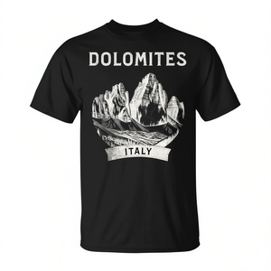 Camiseta de montaña de las Dolomitas de Italia, ropa para senderismo, escalada y actividades al aire libre - Product Image 2