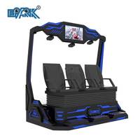 Équipement de divertissement professionnel, chaise de cinéma avec mouvement Vr 9d, système électrique à 3 sièges, Machine de jeux 5d, parc d'attractions