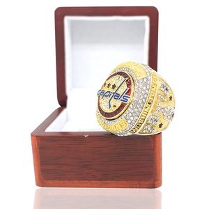 Hot Sale 2018 Washington Capitals Meisterschaft sring Eishockey liga Sport ring Trendy vergoldeter klassischer Legierung schmuck ring - Product Image 5