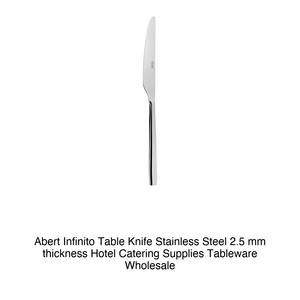 Couteau à dîner Abert Infinito en acier inoxydable 18/10, épaisseur 2,5 mm - Product Image 2